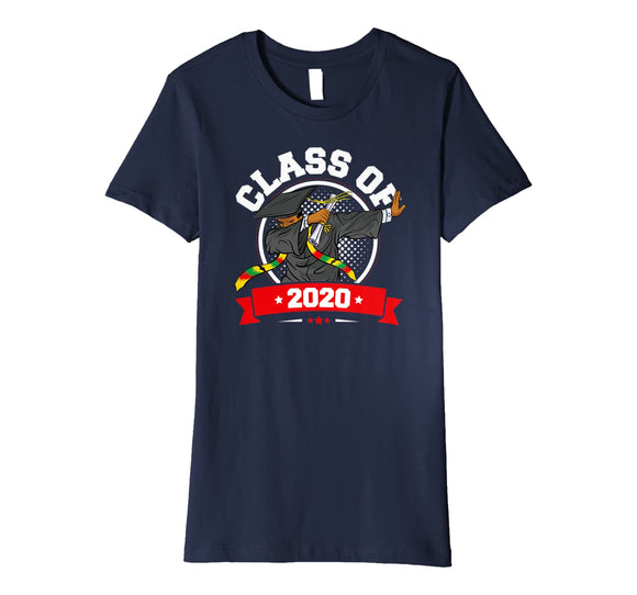 Dabbing Graduation Class Of 2020 Shirt Black History Month Premium T-Shirt