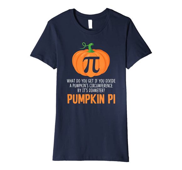 Halloween Math Pun Pumpkin Pi Funny  Premium T-Shirt