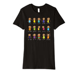 Cute Algebra Dance Math Equation Figures Shirt Gift