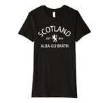 Scottish History Clothing - Scotland Flag Apparel - Scotland Premium T-Shirt