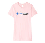 A Great Airstream t-shirt with a blue neon heartbeat!!