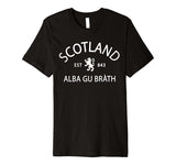Scottish History Clothing - Scotland Flag Apparel - Scotland Premium T-Shirt