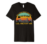 On A Dark Desert Highway Santa Southern Christmas Hippie Premium T-Shirt
