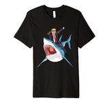 Donald Trump Shark Shirt 4th of July USA America Gift