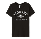 Scottish History Clothing - Scotland Flag Apparel - Scotland Premium T-Shirt