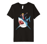 Donald Trump Shark Shirt 4th of July USA America Gift