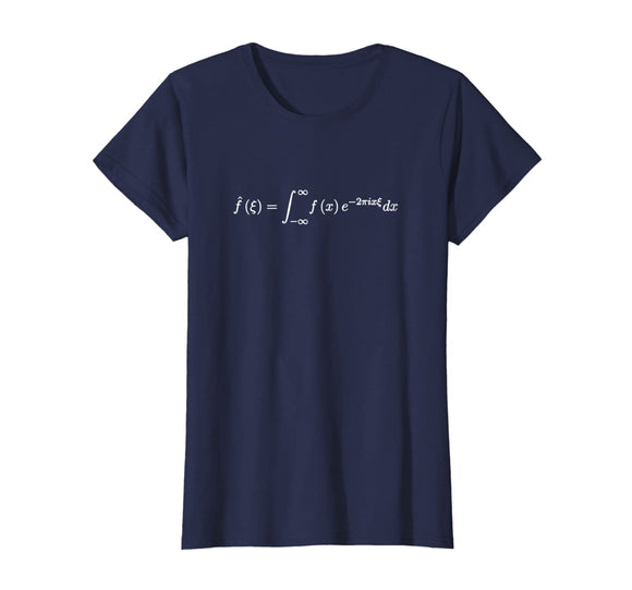 Fourier Transform Simple Cute Science and Math Shirts