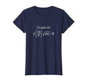 Class of 2023 Funny Math Pi Freshman 9th Grade Gift T-Shirt