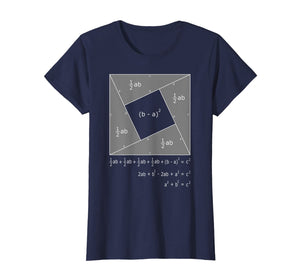 Pythagorean Theorem Algebraic Proof Math T-Shirt