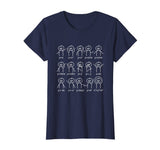 Algebra Dance Funny Graph Figures Math Equation T-shirt