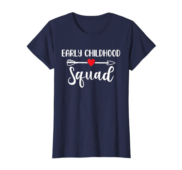 Early Childhood Squad T Shirt for Preschool Math Teachers