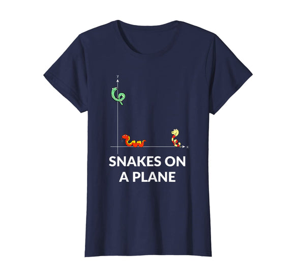 Snakes On A Math Plane Funny Snake T-Shirt