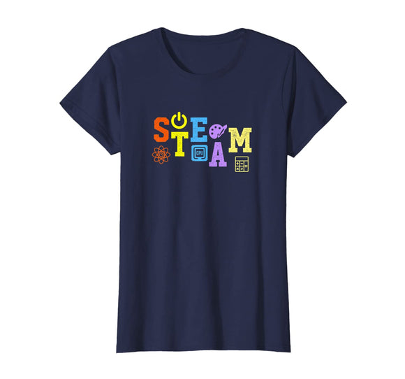 STEAM Science Tech Engineering Art Design Math Cool T-Shirt