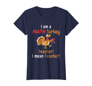 Pi Thanksgiving Turkey Math Teacher Shirts Gift