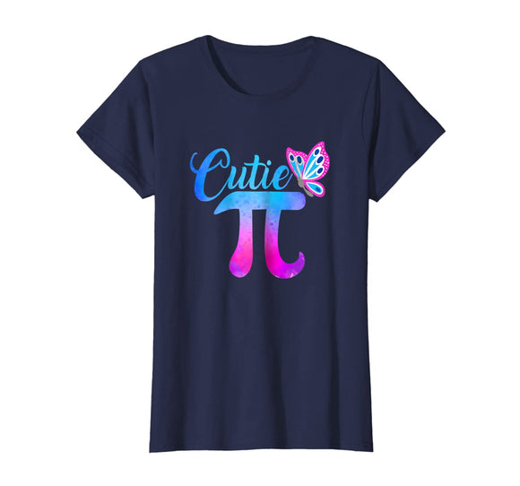 Cute & Funny Cutie Pi Math Pie Butterfly T-Shirt