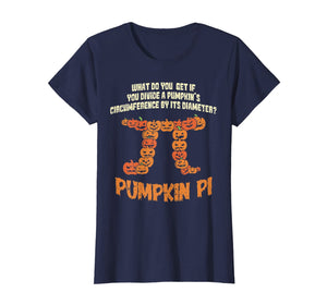 Pumpkin Pie Math Shirt Funny Halloween Circumference Pi Day
