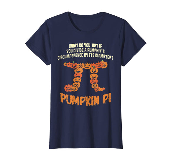 Pumpkin Pie Math Shirt Funny Halloween Circumference Pi Day