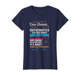 T-Shirt For Math Teacher. Gift Ideas For Parents From Son.