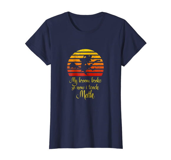 Funny Halloween Tee-Shirt Math Teacher Witch Costume Tshirt