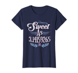 Pi Day Shirt Sweet As Pi Math Gift Kids Womens Mens Grunge