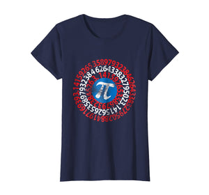Captain Pi 3.14 Nerdy Geeky Nerd Geek Math Student Tee