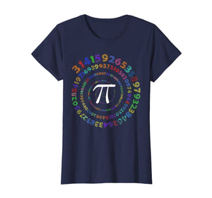 Pi Spiral TShirt 3.14 Math Teacher Tee Pi National Day Shirt