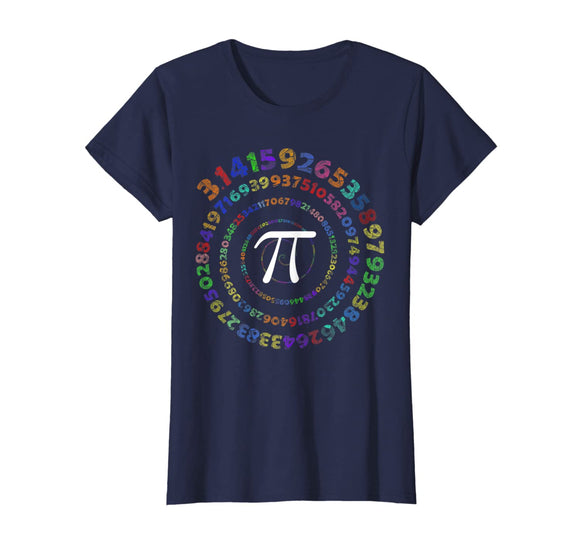 Pi Spiral TShirt 3.14 Math Teacher Tee Pi National Day Shirt