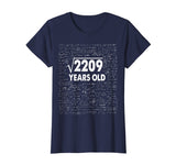Square Root of 2209: 47th Birthday 47 Years Old T-Shirt Math T-Shirt