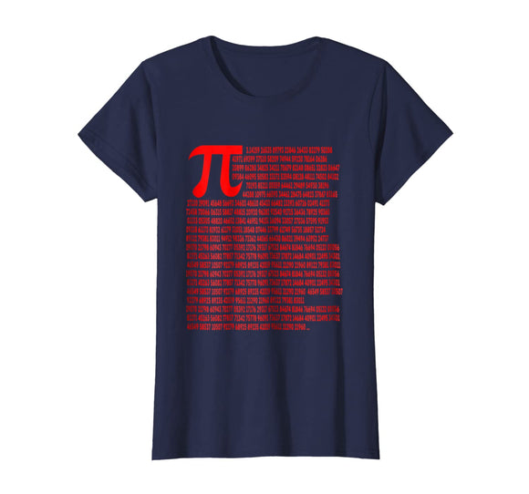 Pi Digits Science Geek Funny Nerd Math Symbol Lover T-Shirt