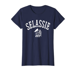 Black History King Selassie Lion Shirt