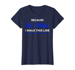Proud Police Wife Shirt Cop Officer Law Enforcer Gift Women T-Shirt