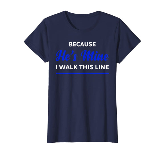 Proud Police Wife Shirt Cop Officer Law Enforcer Gift Women T-Shirt