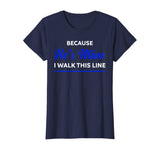 Proud Police Wife Shirt Cop Officer Law Enforcer Gift Women T-Shirt