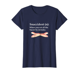 funny good bacon lovers shirt - Snaccident, bacon