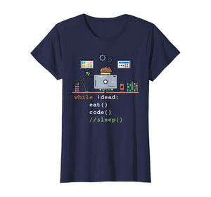 Computer Science Python Programmer Eat Code Sleep T-Shirt