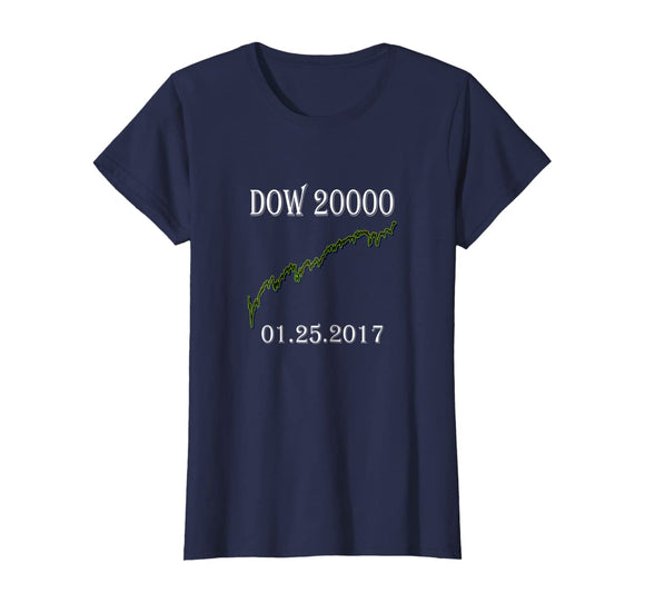 DOW 20000 Stock Market History Making T Shirt