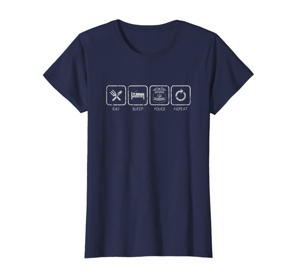 Eat Sleep Police Repeat State Trooper Gifts For State Troope