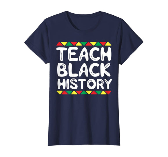 Teach Black History T-Shirt Teacher School African Tribal T-Shirt