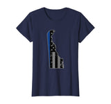 Delaware State Police Shirt Thin Blue Line Flag Shirt