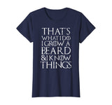 Funny beard T Shirt Cool I grow facial hair man men gift tee