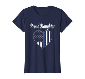 Proud Daughter of Police Officer Shirt - Law Enforcement Tee