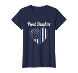 Proud Daughter of Police Officer Shirt - Law Enforcement Tee