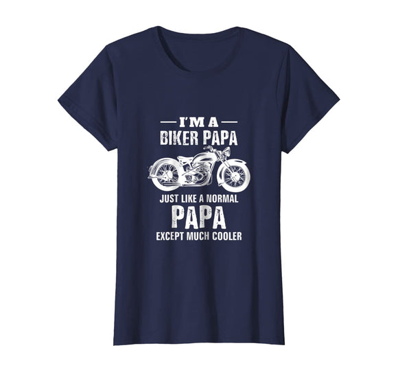 Motorcycle Shirts Biker Papa Bike Tees Men Dad Grandpa Gifts