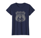 Arizona Historic Route 66 Retro Distressed Graphic T-Shirt