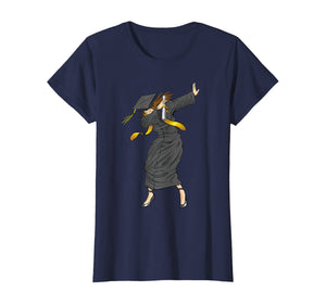 Dabbing Graduation Class Of 2020 Gift Woman Funny Graduation T-Shirt