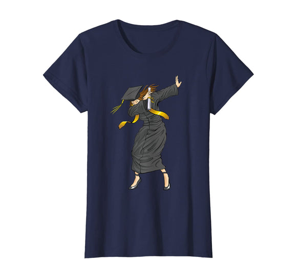 Dabbing Graduation Class Of 2020 Gift Woman Funny Graduation T-Shirt