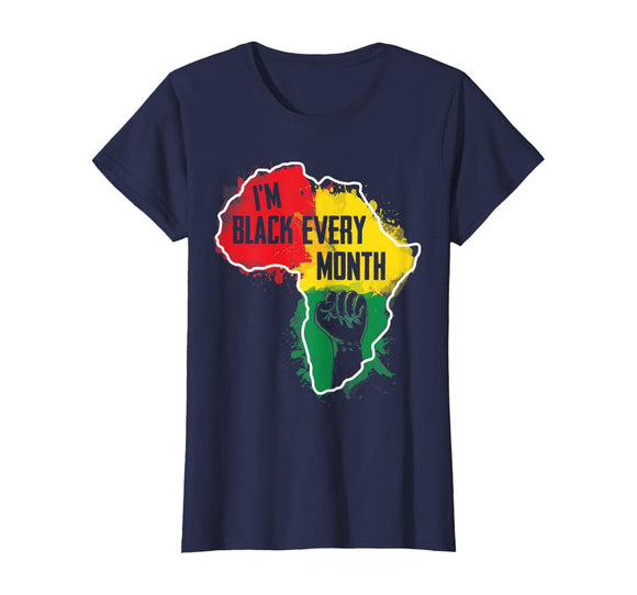 Black History Month Shirt Men Women I'm Black African Tribe T-Shirt