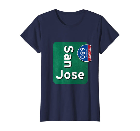 San Jose California CA Highway Interstate Travel Gift T-Shirt