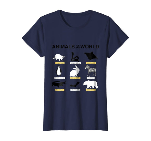 Animals Of The World T-Shirt Funny Rare Animals Memes Shirt