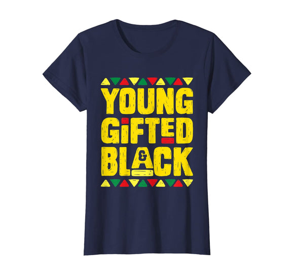 Young Gifted And Black T Shirt History Month African Dashiki